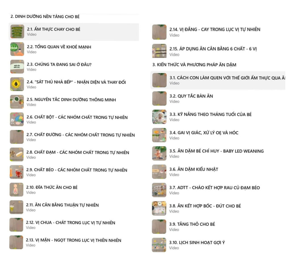 học ăn dặm cho bé