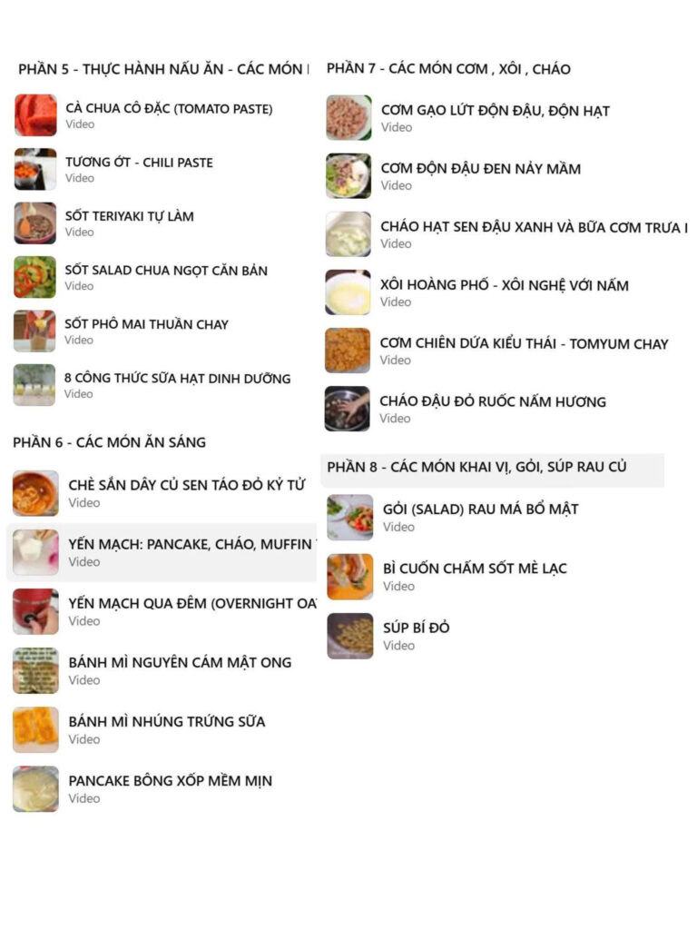 học dinh dưỡng cân bằng thuận tự nhiên